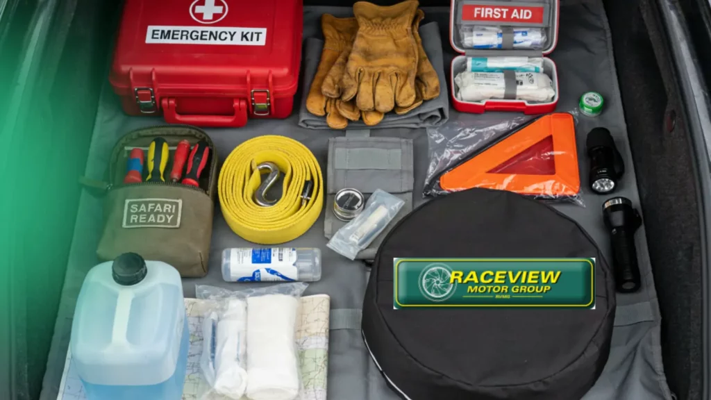 Summer road trip pre-loved vehicle preparation checklist including emergency kit essentials for South African drivers.